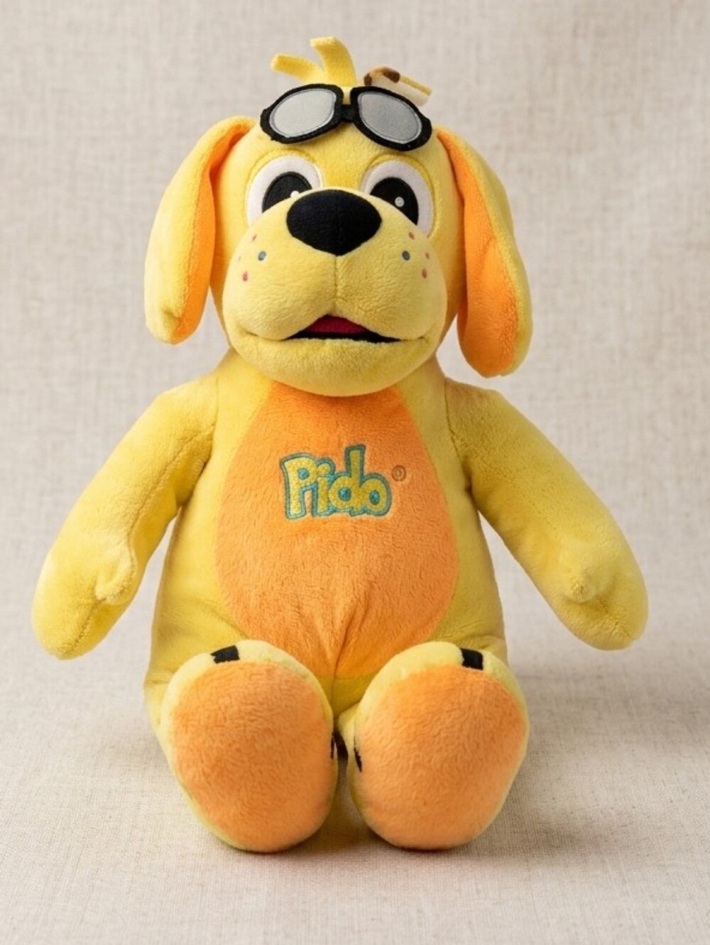 Raggs Kids Club Band Pido Plush Dog Vintage Nostalgia Collectible PBS Kids